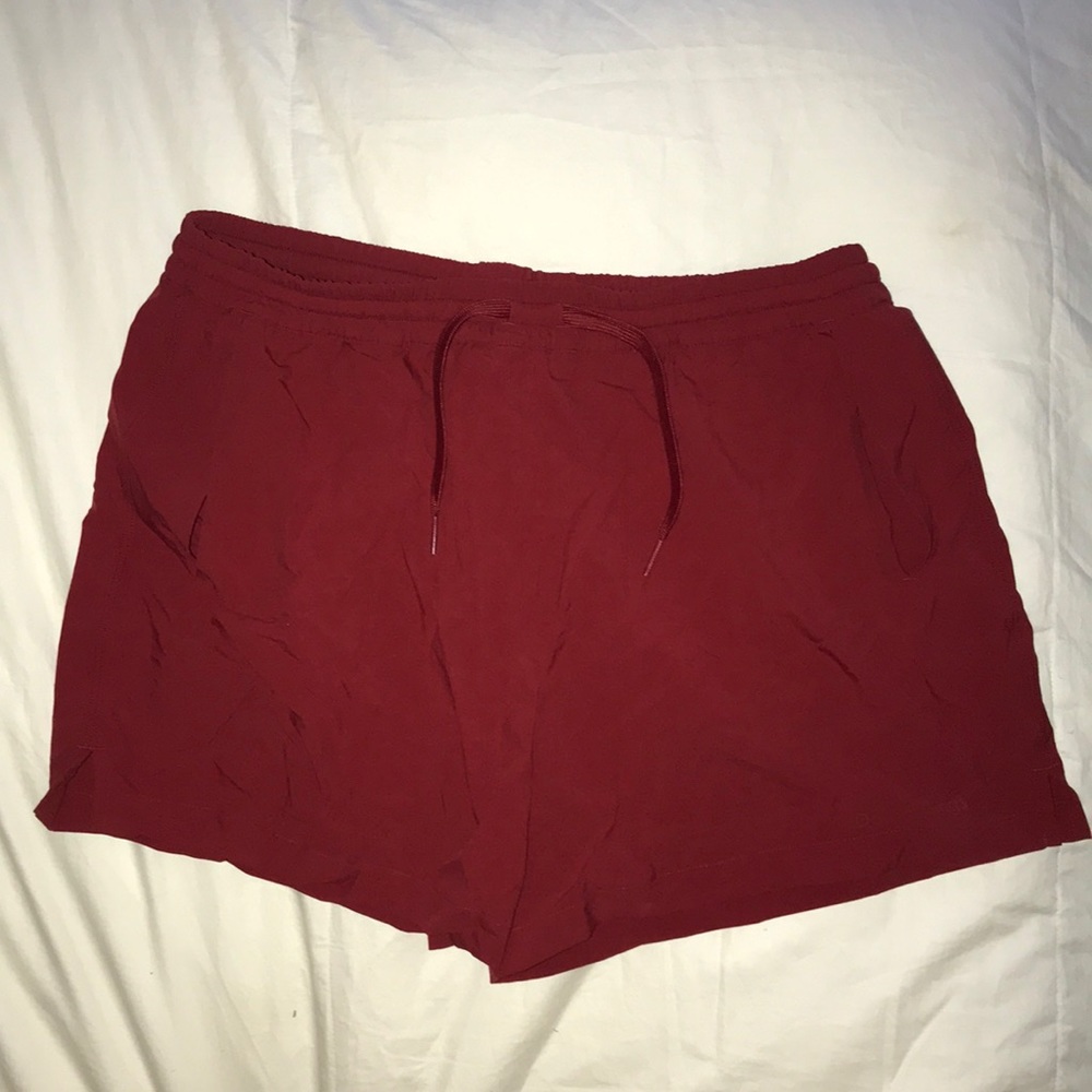 Red Doing Things short